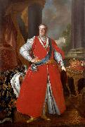 Louis de Silvestre, Portrait of King Augustus III in Polish costume.